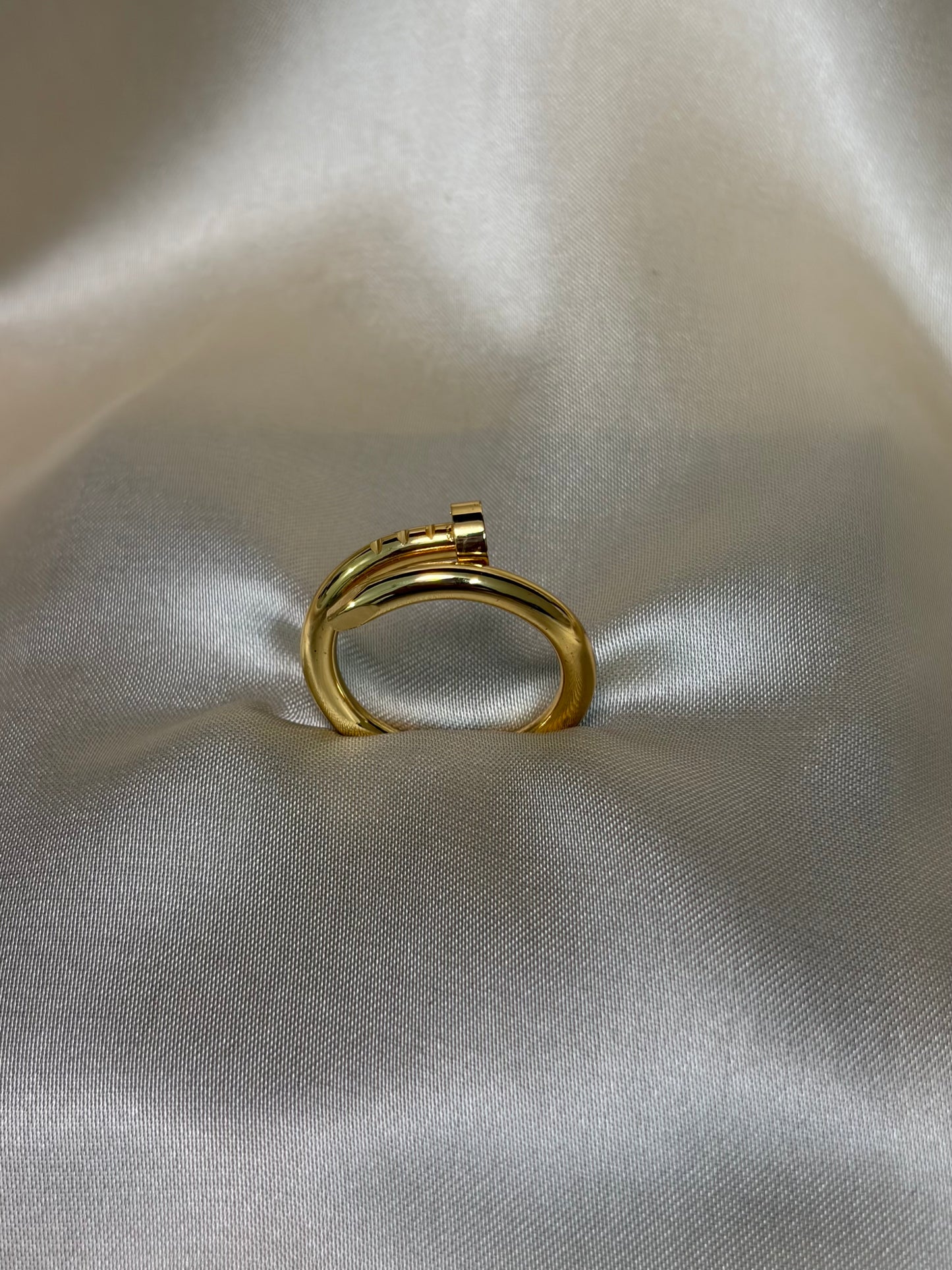 Minimalist Gold | Luxe Wrap Nail | Statement Ring
