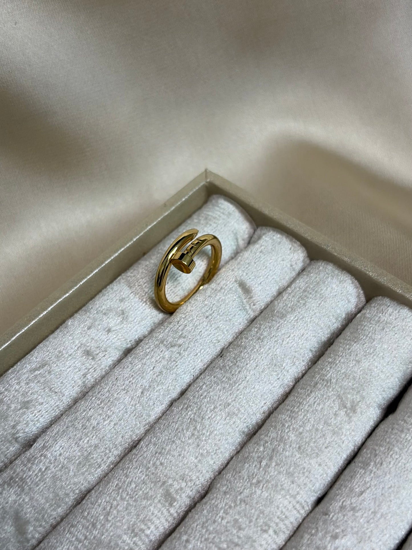 Minimalist Gold | Luxe Wrap Nail | Statement Ring