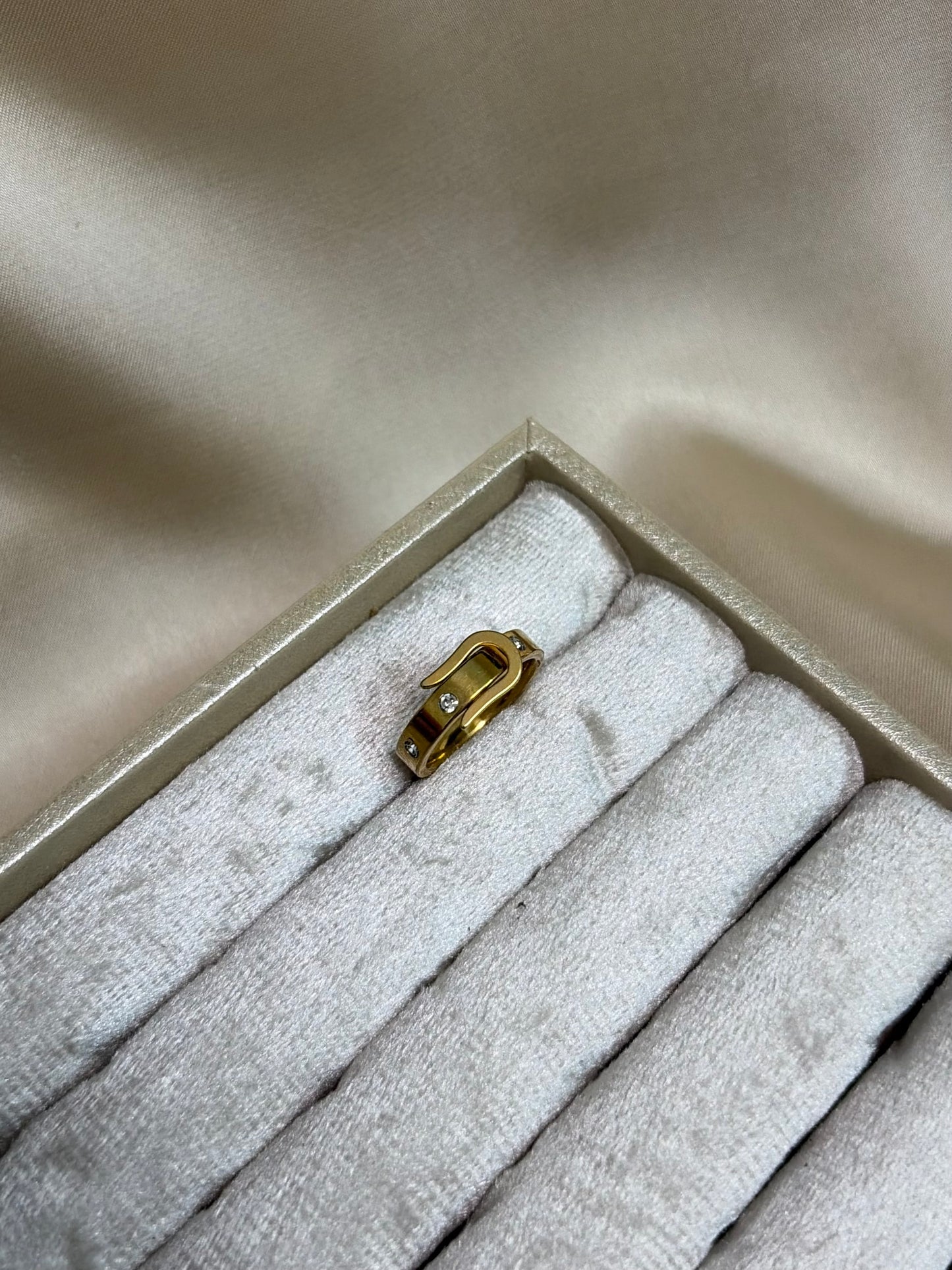 Minimalist Gold | Belt Buckle | Statement Ring