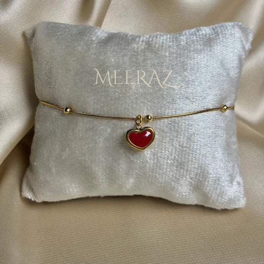 Premium | Luna Heart Bracelet | Stainless Steel
